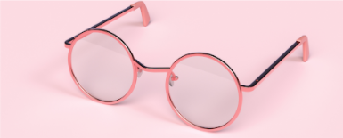 Rose-colored glasses